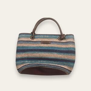 Vintage Connections Y2k Striped Woven Bag Purse